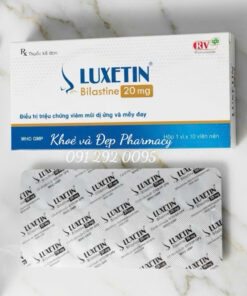 LUXETIN 20MG - Thuốc điều trị viêm mũi dị ứng, ngứa, mề đay